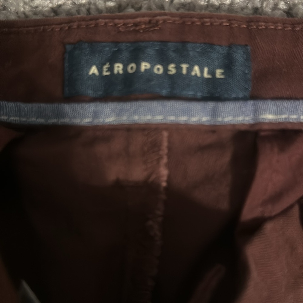 Dark maroon Aeropostale Chinos